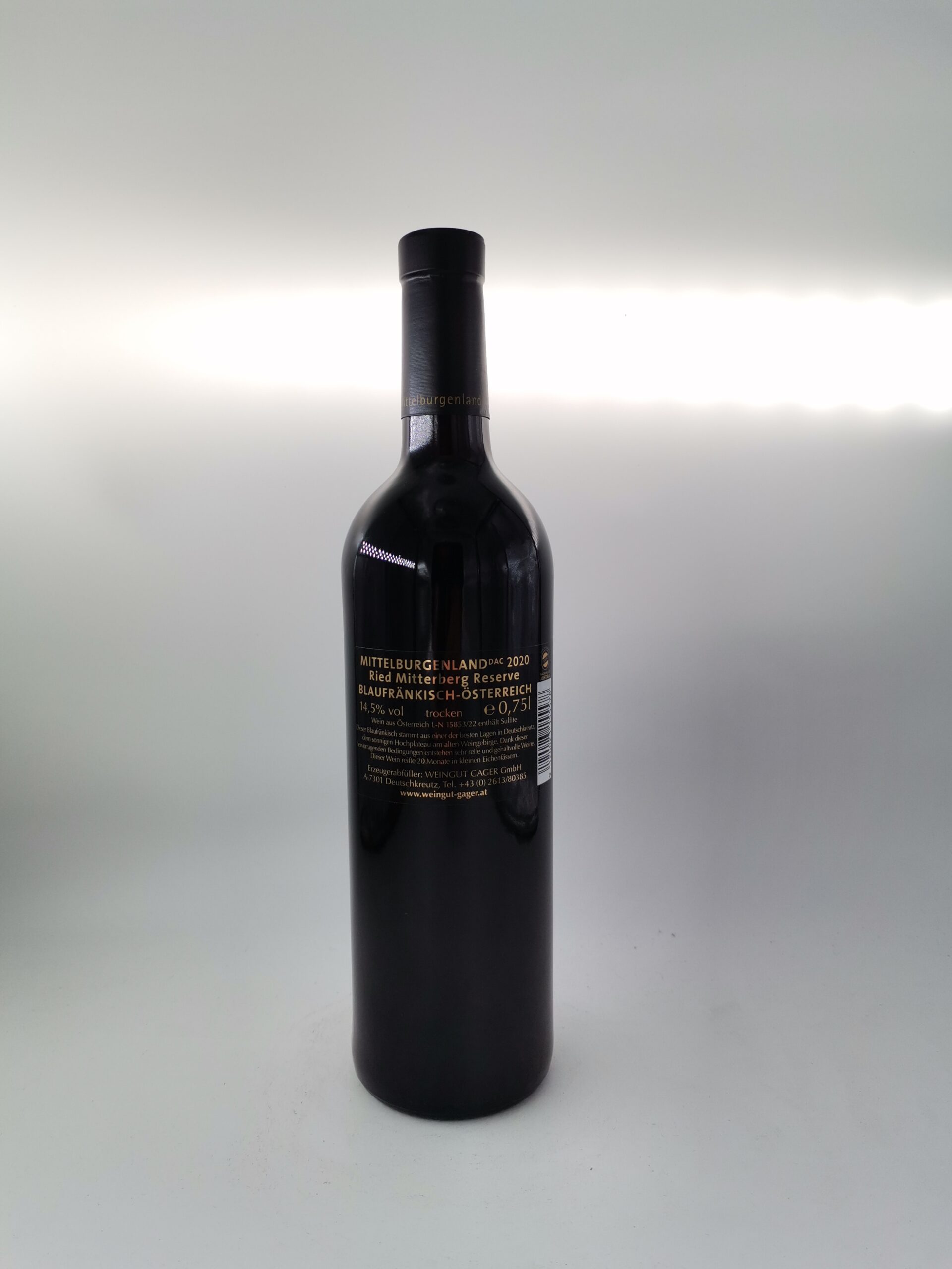 Gager, Horst Mittelburgenland DAC Ried Mitterberg Reserve Blaufränkisch 2020 – Bild 2