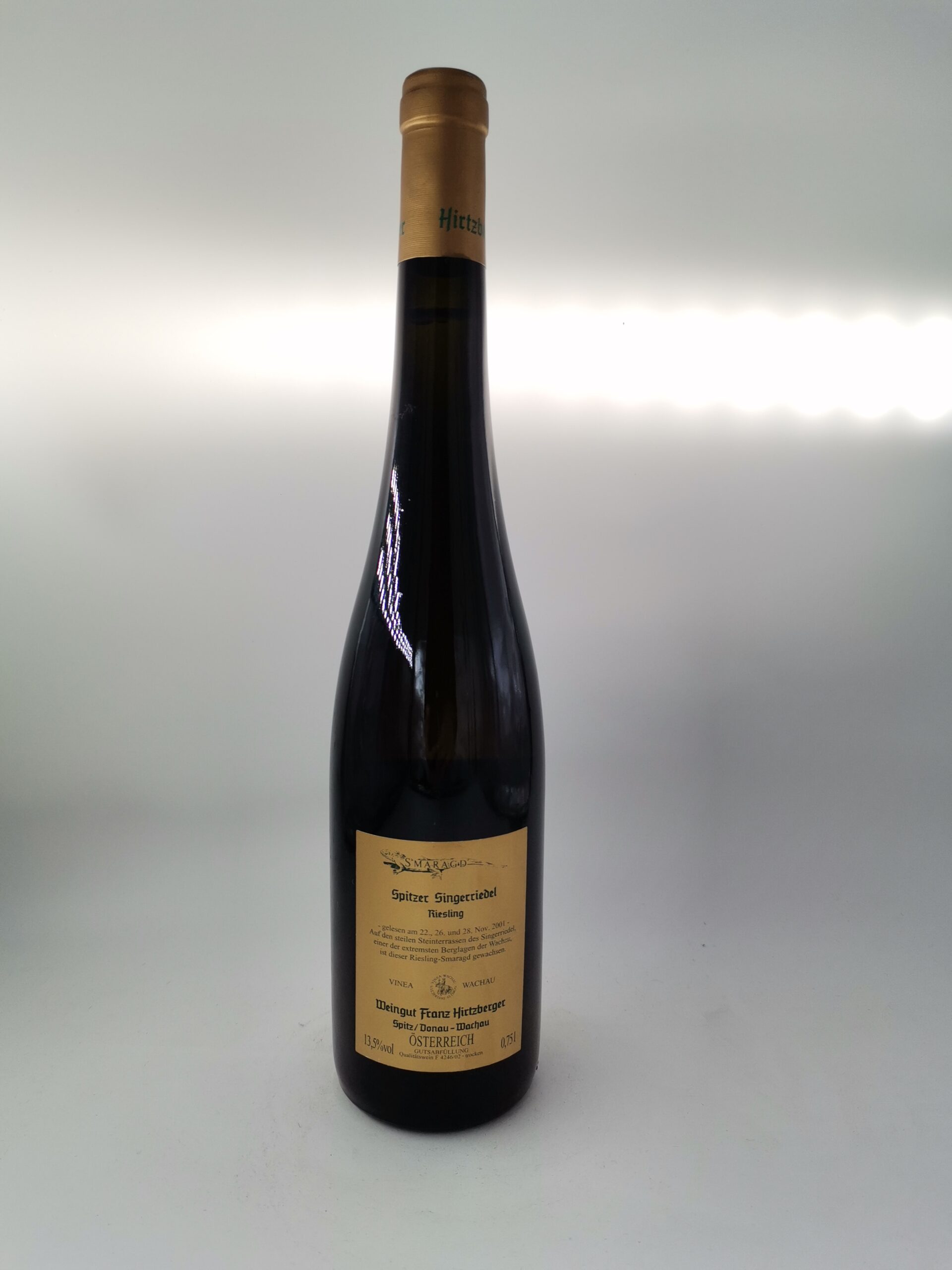 Franz Hirtzberger Singerriedel Riesling Smaragd 2001 – Bild 2