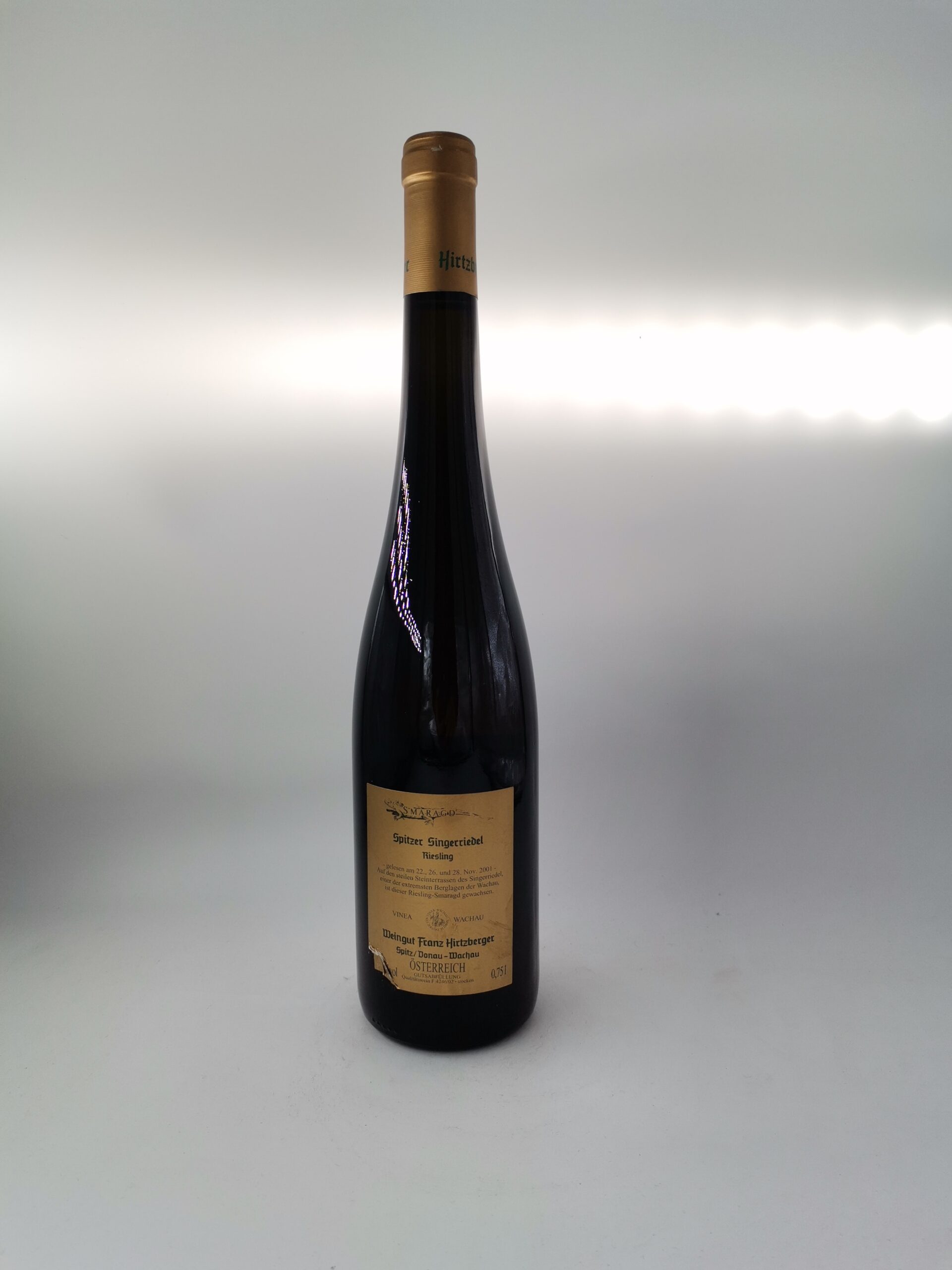 Franz Hirtzberger Singerriedel Riesling Smaragd 2001 – Bild 2