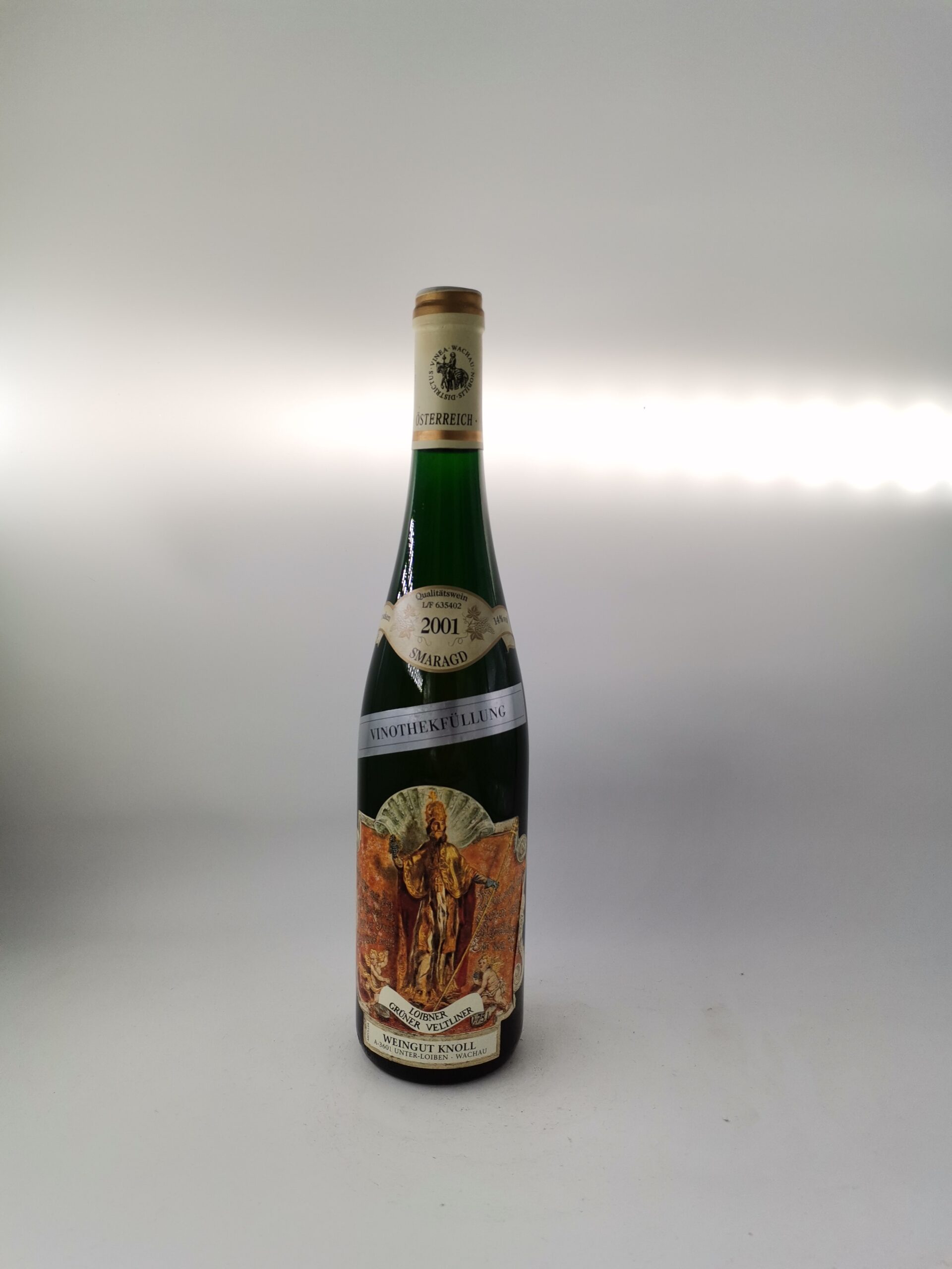 Emmerich Knoll Loibner Vinothekfüllung Grüner Veltliner Smaragd 2001