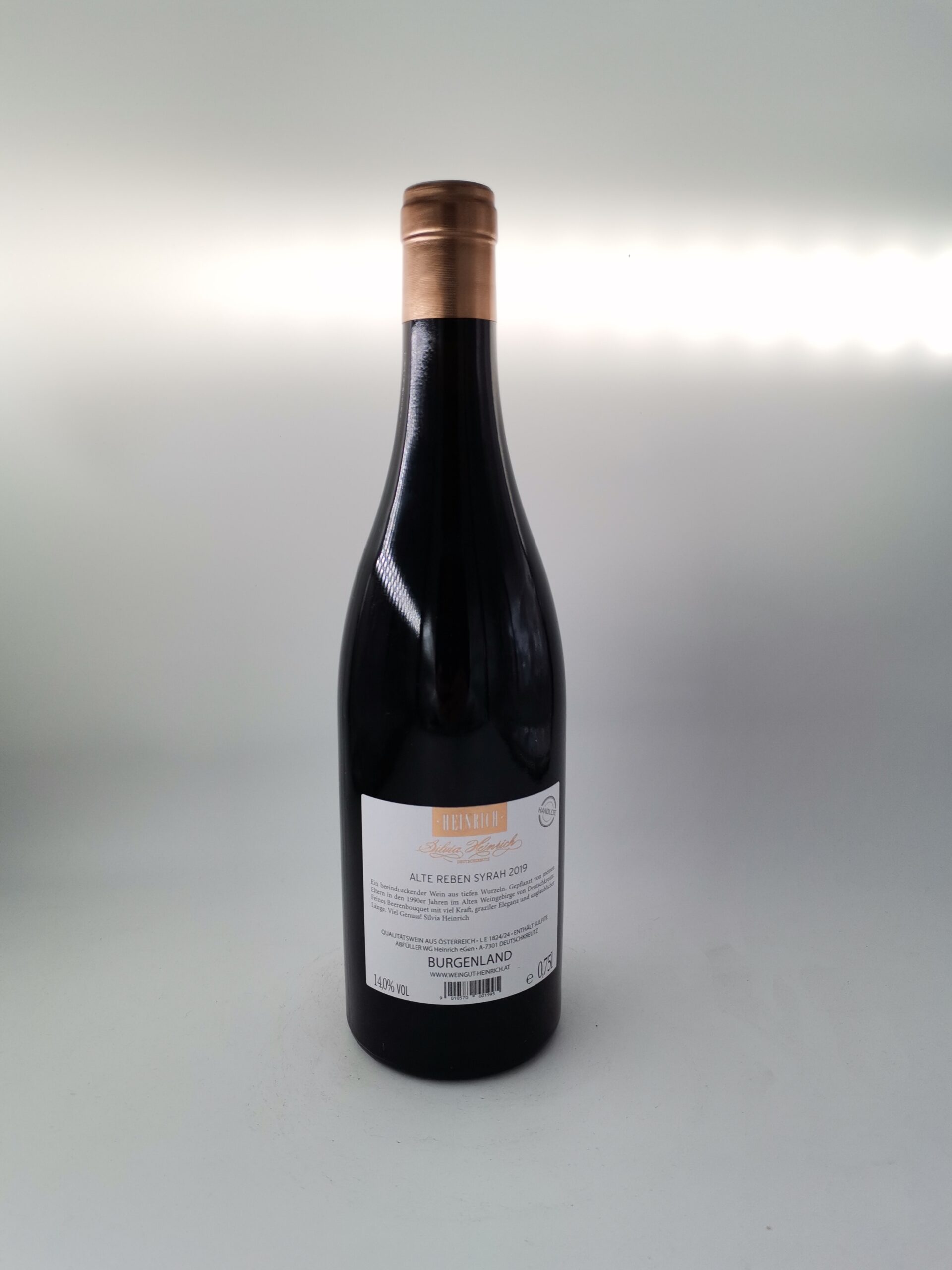 J. Heinrich Alte Reben Syrah 2019 – Bild 2