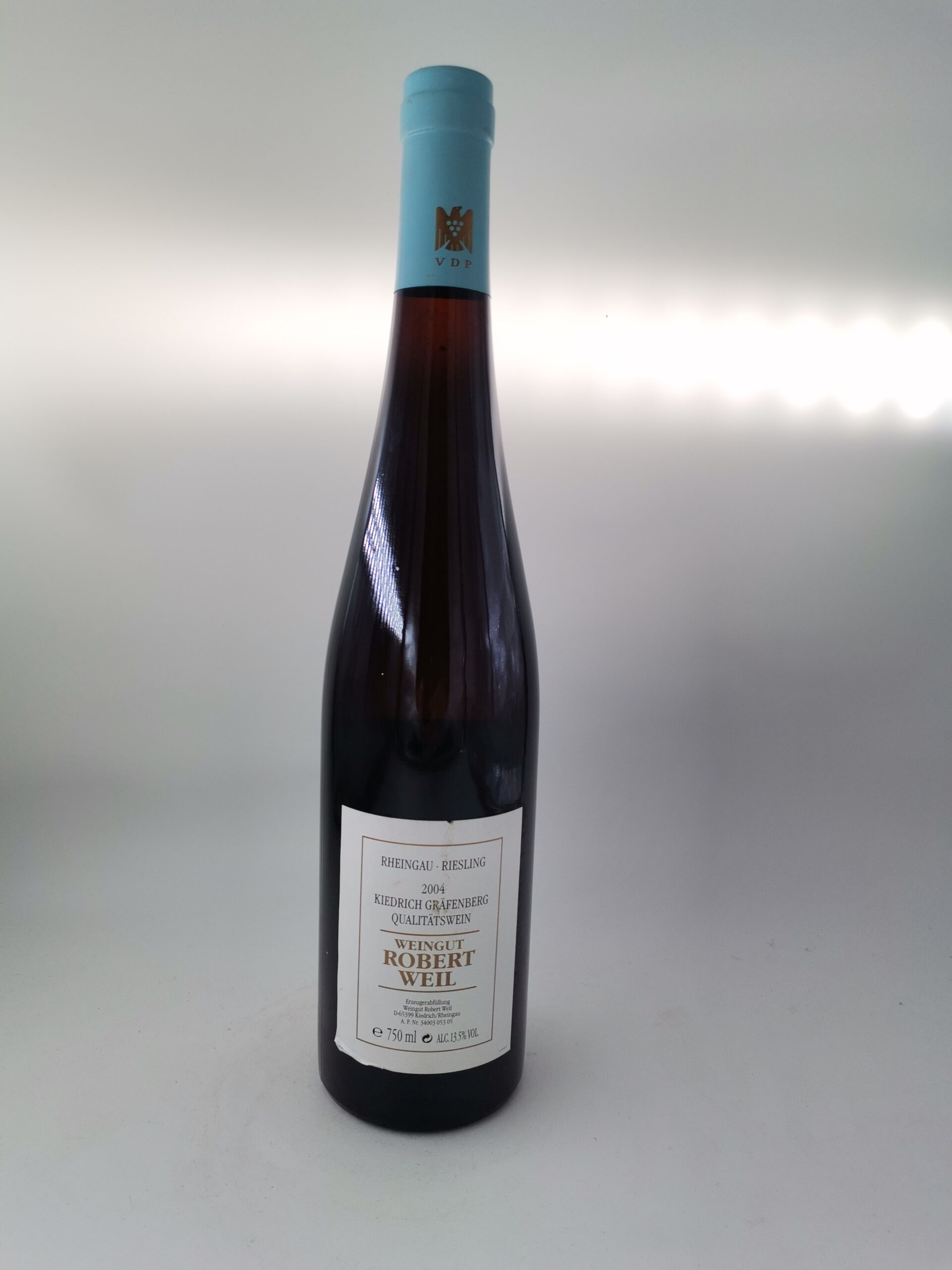 Weingut Robert Weil Riesling Kiedrich Gräfenberg Erstes Gewächs 2004 – Bild 2