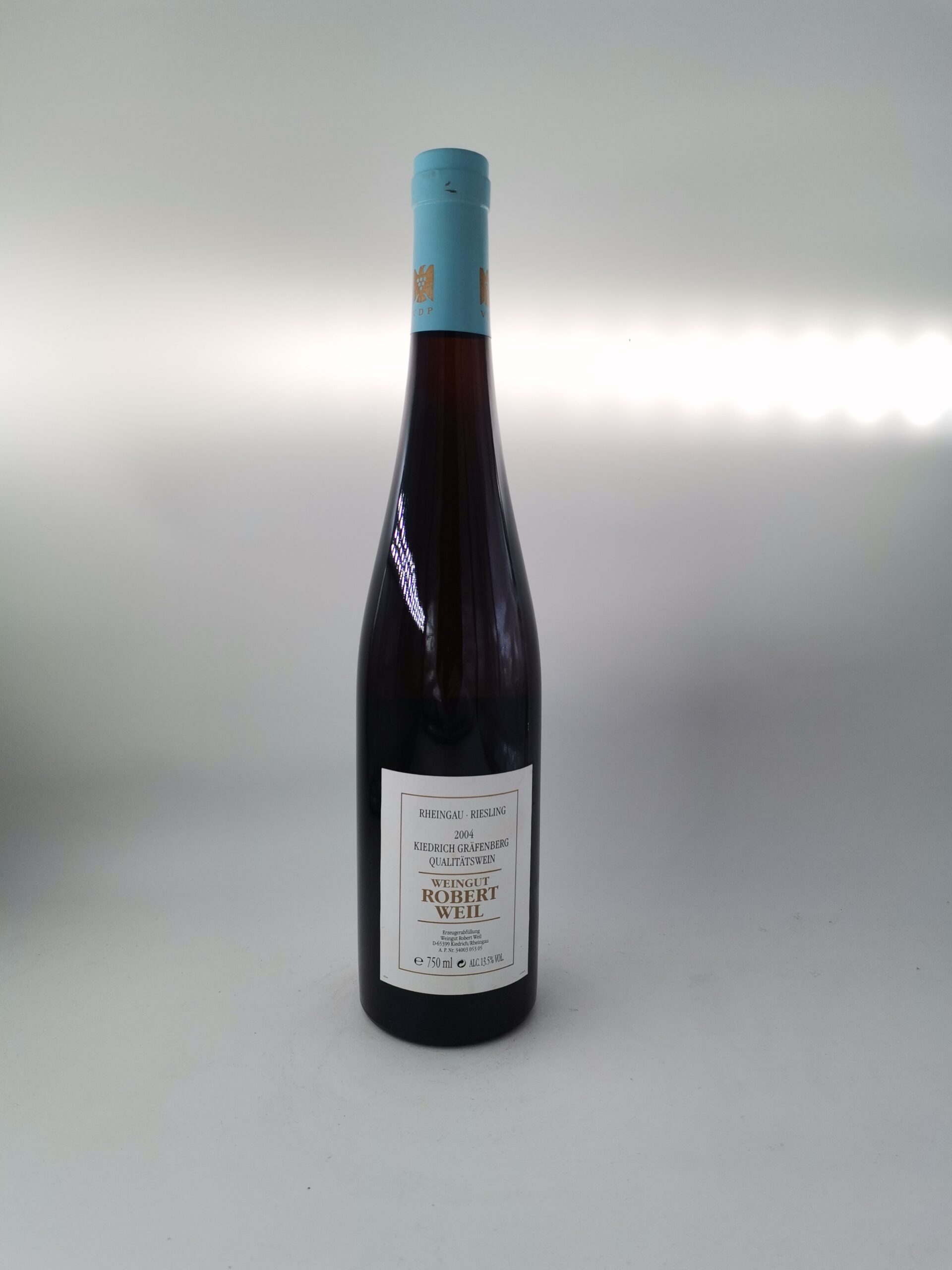 Weingut Robert Weil Riesling Kiedrich Gräfenberg Erstes Gewächs 2004 – Bild 2