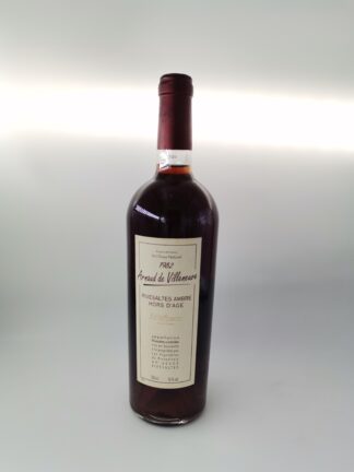 Arnaud de Villeneuve Rivesaltes Ambre Hors d'Age Vin Doux Naturel 1982