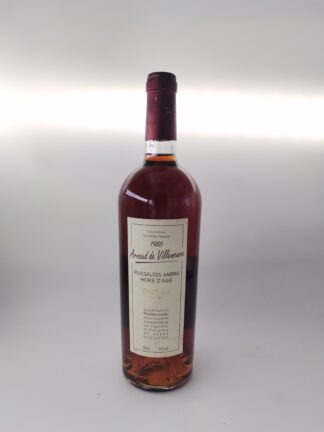 Arnaud de Villeneuve Rivesaltes Ambre Hors d'Age Vin Doux Naturel 1985