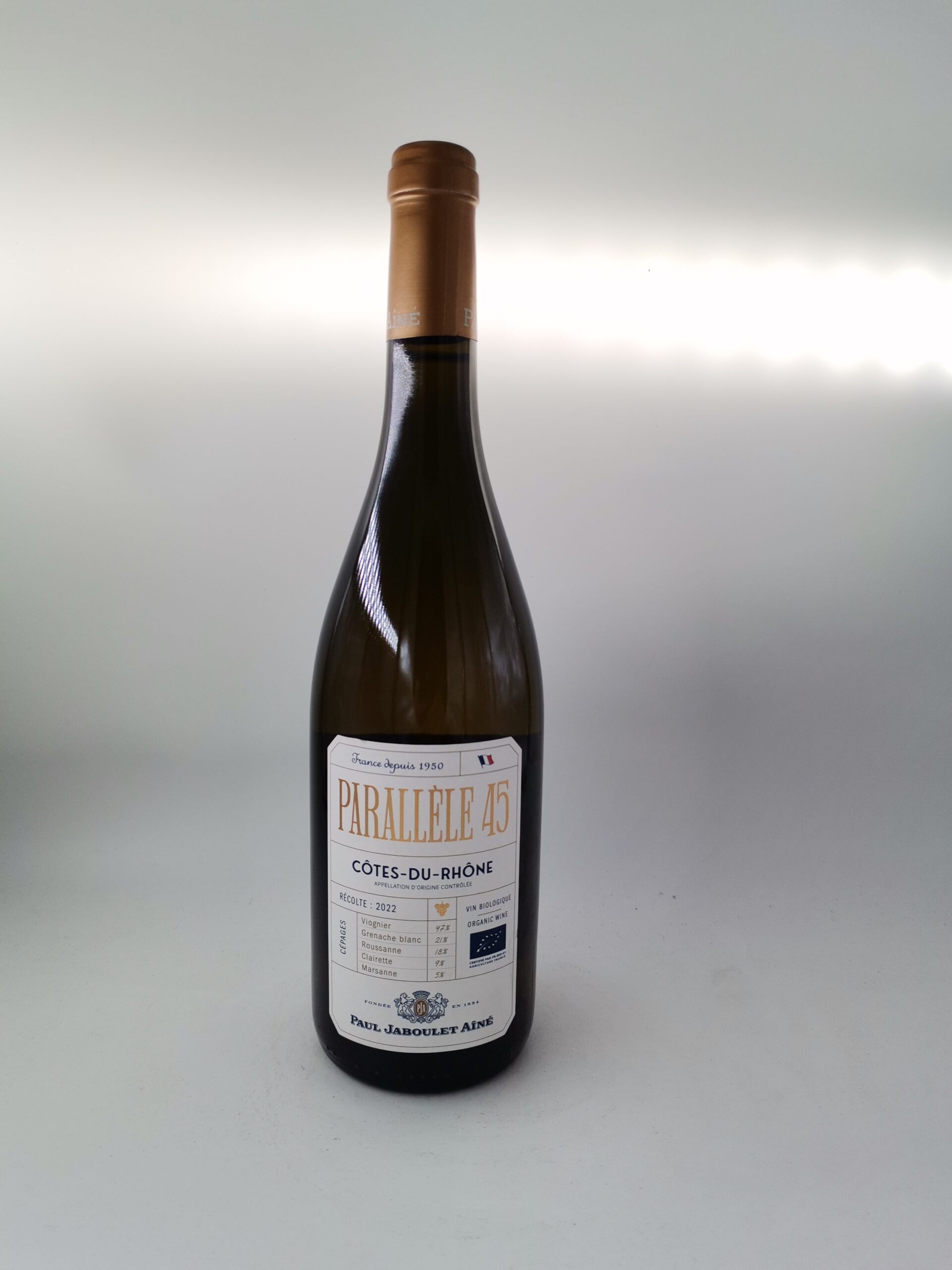 Paul Jaboulet Aine Còtes du Rhòne Parallel 45 blanc 2022