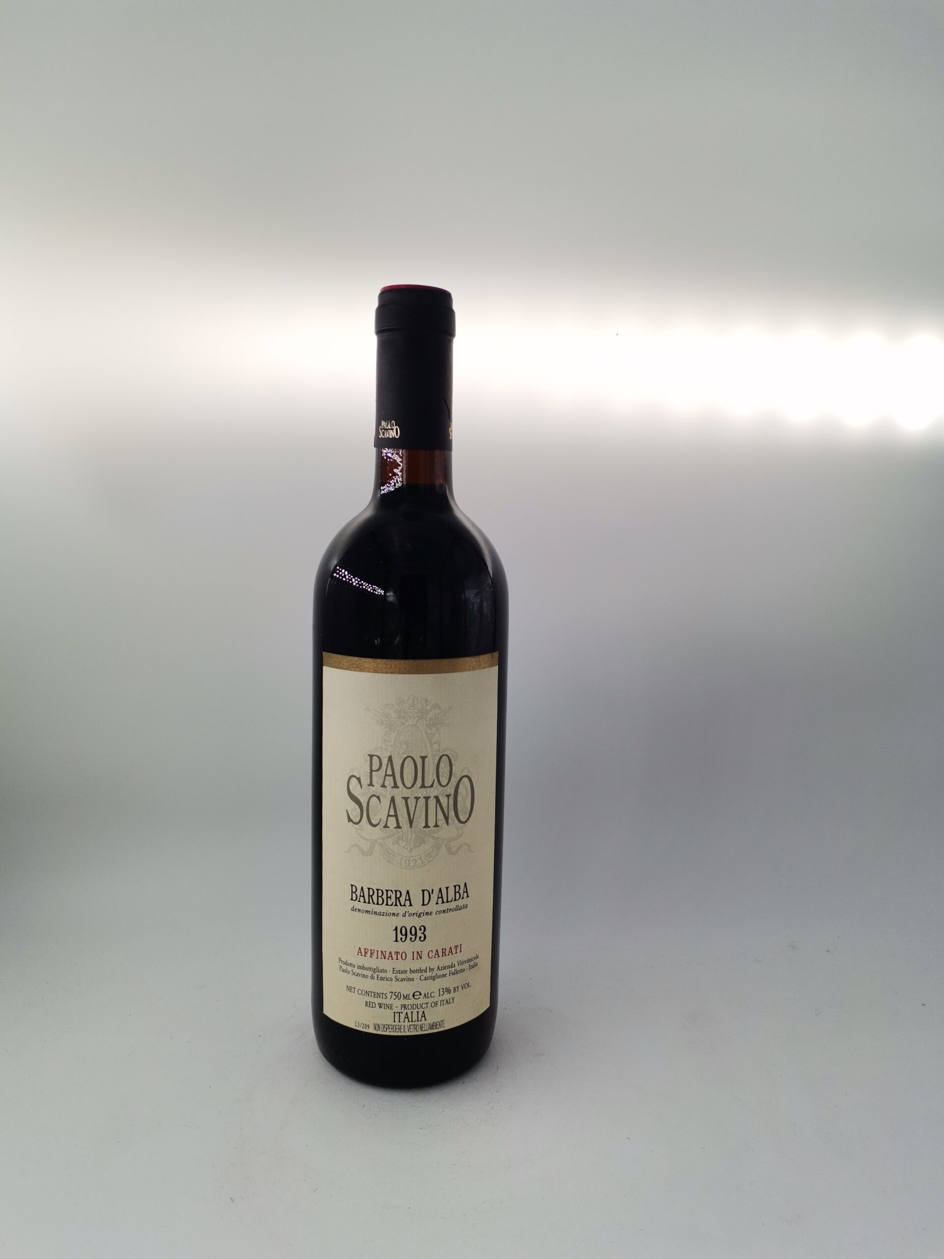 Paolo Scavino Barbera d'Alba Affinato in Carati 1993